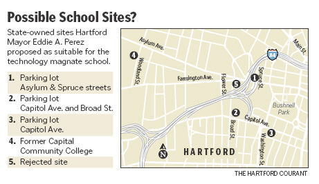 Possible School Sites for Pathways to Technology
